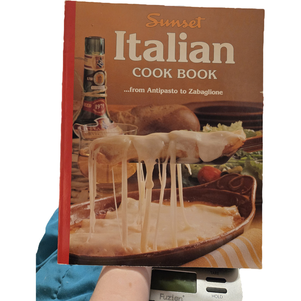 Sunset Italian Cook Book From Antipasto to Zabaglione Vintage Italy Cuisine